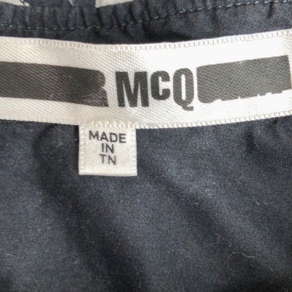 Alexander McQueen black/white floral short sleeve button down - Picture 5 of 9